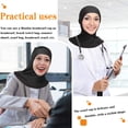 thumbnail image 7 of Miaocao Hijab Cap for Women Adjustable Muslim Stretchy Turban Full Cover Shawl Cap Full Neck Coverage Small and medium, 7 of 7