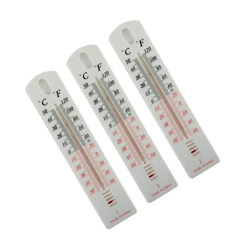 Gerich Analog Thermometer Mercury Free Celsius Fahrenheit Reading Scale  Home, Indoor Outdoor Room Garden Thermometer Thermometer 3 Pcs
