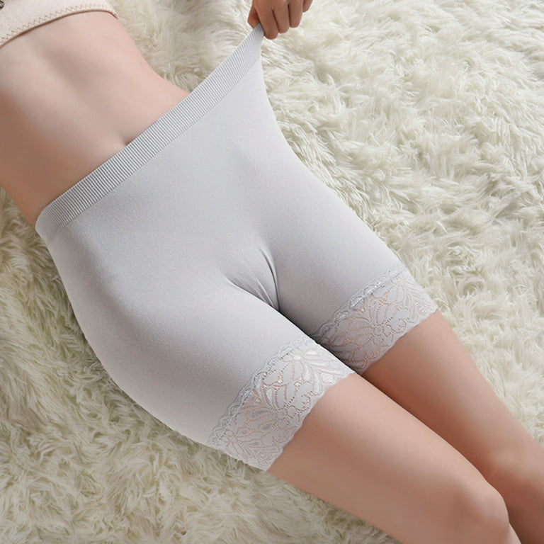 MRULIC intimates for women Body Midwaist Women's Underpants Boxer Underwear  Briefs Lifting Grey + One size 