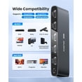 thumbnail image 5 of Switch HDMI 2.1 llano 4K@120Hz 8K@60Hz con Control Remoto IR 4x1 (Negro), 5 of 5