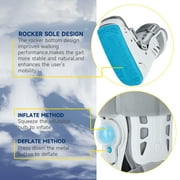 Air CAM walker boot Medical Inflatable Walking Boot, Orthopaedic Boot, Fracture Boot, Ultralight Walking Boot for Sprained Ankle, Stress Fracture, Broken Foot or Achilles Tendonitis (L)