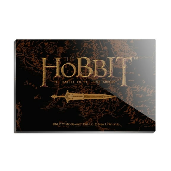 The Hobbit Battle of the Five Armies Logo Rectangle Acrylic Fridge Refrigerator Magnet