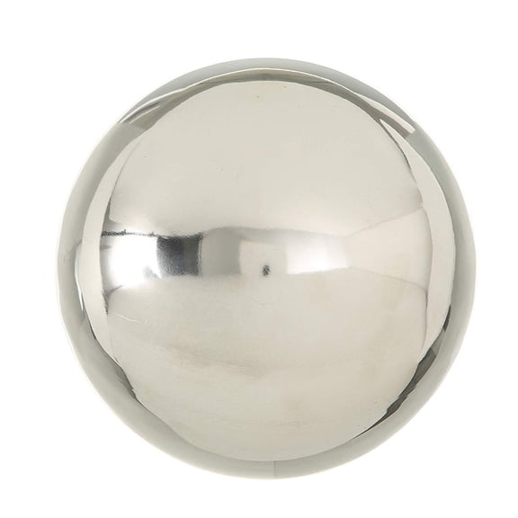 Crosby Street Stainless Steel Gazing Ball for Homes and Gardens, 5 1/4 Inches Diameter, Silver Mirror Globe