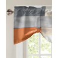 thumbnail image 3 of Tie Up Valance Curtain for Kitchen,Abstract Retro Oil Painting Color Blocks Rod Pocket Short Curtains Adjustable Tie-Up Shade Valances,Modern Art Window Treatment for Bathroom Living Room Bedroom, 3 of 8