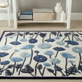 thumbnail image 3 of SAFAVIEH Martha Stewart Poppy Glossary Floral Area Rug, Nutshell/Brown, 4' x 6', 3 of 5