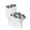 Cow-Patterned, variant on HELLHERO Ghost Bat Pattern Bathroom Toilet Cozy Set & Set of 2 Toilet Lid Seat Cover Set & Universal for Bathroom Home