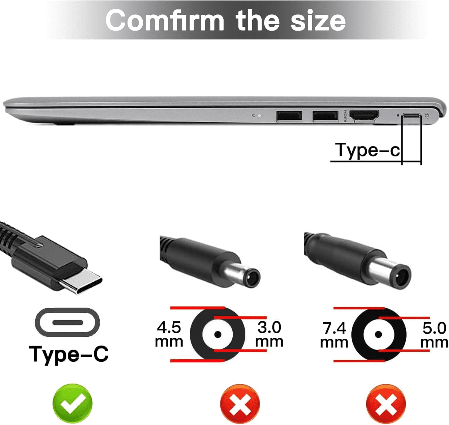 95W USB C Type-C Adapter Charger for Lenovo Thinkpad Carbon x1 5th 6th Gen, T480 T480s T570 T580 L380 X380 T470 T470s X270 X280 IdeaPad 13" 720 Y400 Y500 P580 P500