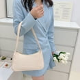 thumbnail image 2 of EASTIN Sac à Bandoulière pour Femmes Sac à Main en Nylon à Poignée Solide Rétro (Beige), 2 of 7
