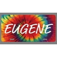thumbnail image 1 of Eugene Name Tie Dye Style License Plate Tag Vanity Novelty Metal | UV Printed Metal | 6-Inches By 12-Inches | Car Truck RV Trailer Wall Shop Man Cave | NP1700, 1 of 1