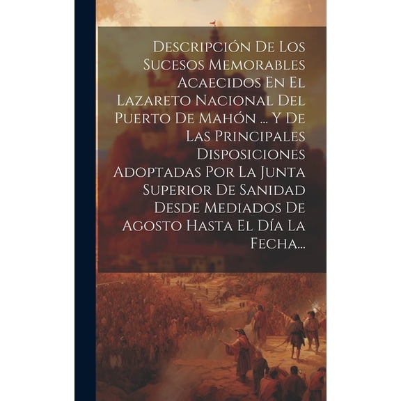 Descripción De Los Sucesos Memorables Acaecidos En El Lazareto Nacional Del Puerto De Mahón ... Y De Las Principales Disposiciones Adoptadas Por La Junta Superior De Sanidad Desde Mediados De Agosto H