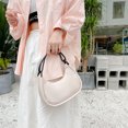 thumbnail image 1 of Bolso de mano de nailon con forma de media luna y media luna para mujer, a la moda, 1 of 6
