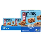 (9 pack) CLIF BAR Minis Chocolate Chip Flavor Snack-Size Energy Bars, 10ct