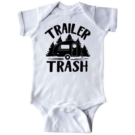 

Inktastic Trailer Trash- Camping Humor Gift Baby Boy or Baby Girl Bodysuit