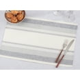 thumbnail image 4 of Saro Lifestyle Ribbed Stripe Placemat (Set of 4), 4 of 4