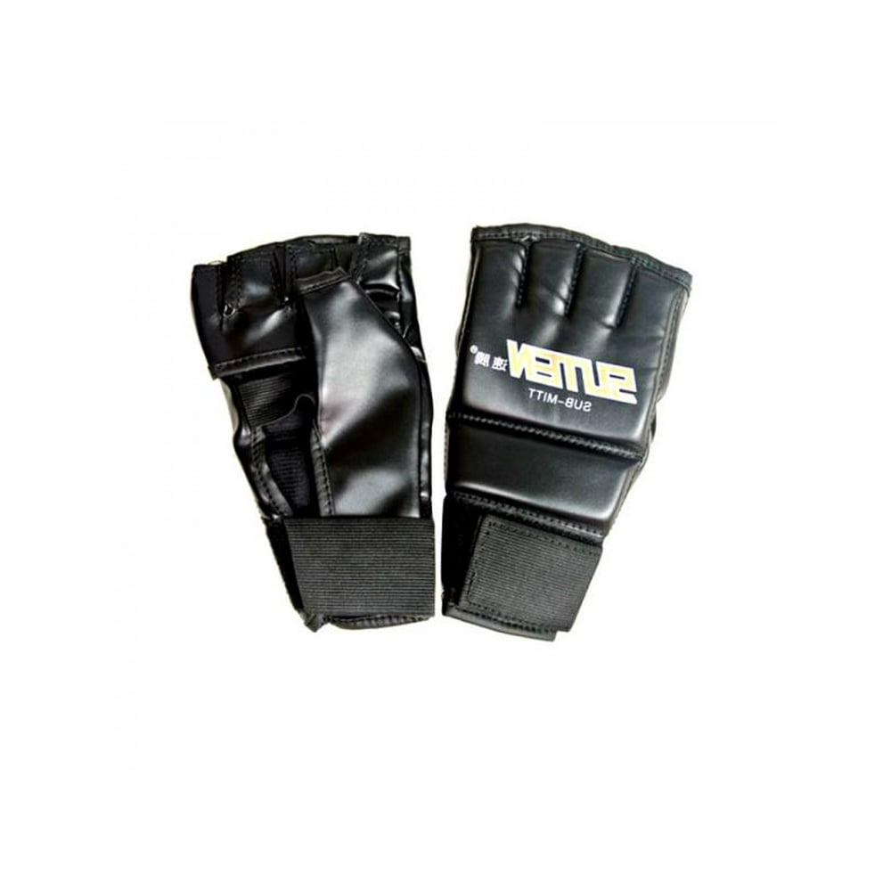 VICOODA Half Finger Fingerless Breathable MMA Boxing Gloves with Wrist