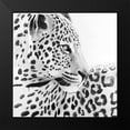 thumbnail image 2 of Atelier B Art Studio 15x15 Black Modern Framed Museum Art Print Titled - Beautiful Leopard, 2 of 5