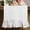 White, variant on Cotton Ruffles Table Runner Event Party Supplies Fabric Decor Romantic Solid Colour Placemat for Holiday Wedding Christmas Doily