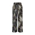 thumbnail image 4 of Women's Wide Leg Pants High Waist Flowy Drawsting Casual Loose Trousers Lounge Business Pants with Pockets (XL, Multicolor 2), 4 of 5