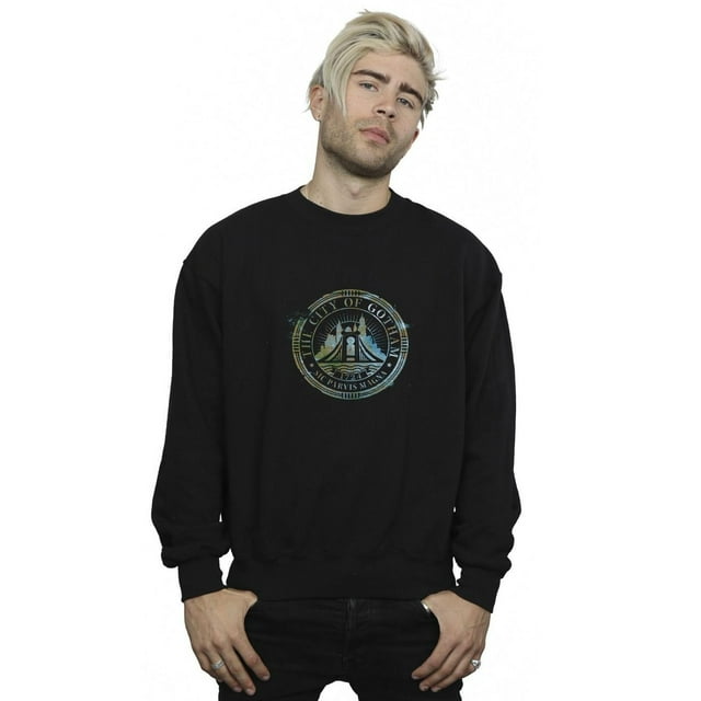 DC Comics Sweat-Shirt Homme The Batman City Of Gotham Magna Crest
