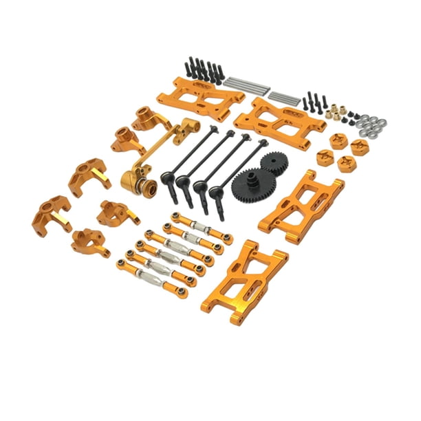 Kits de repuesto Zulema 12 Piezas para orugas WLtoys 144001 124019