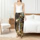 thumbnail image 4 of Balery Dinosaur Bald Eagle Pantalones de pijama para mujer, pijamas ultraligeros, pantalones de estar por casa-Small, 4 of 6