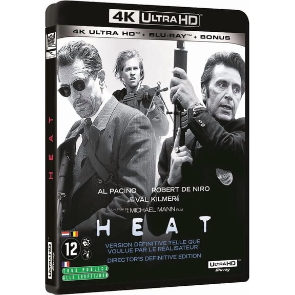 Heat 4K UHD (4K Ultra HD) Michael Mann Al Pacino Niro Robert De