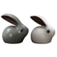 thumbnail image 2 of 2pcs Decorative Zodiac Rabbit Tea Pets Ornaments for Home, Office, and Garden – Rabbit Models for Tea Table and Desk Use, 2 of 3