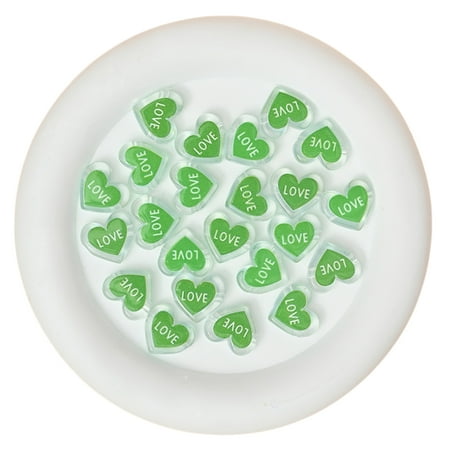 

Poseidon 50Pcs Letter Heart Acrylic Spacer Beads Mixed Heart Charm Handcraft Beads DIY Jewelry Bracelet Earring Necklace Craft Making Supplies