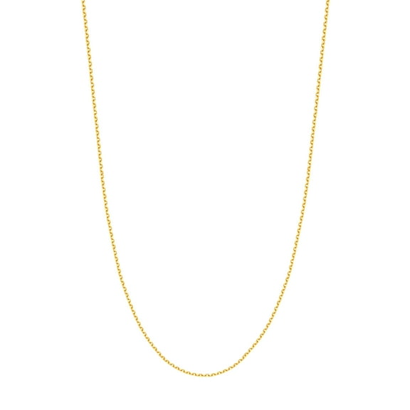 14K White Gold Women's 16" 1.80mm Open Diamond Cut Cable with 050 Gauge and Lobster Lock Quality Tag