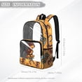 thumbnail image 7 of Xoenoiee Dachshund Skateboard Print Clear Backpack for Kids Girls Large Capacity Casual Daypack with Adjustable Padded Strap Heavy Duty Rucksack Transparent Bookbag Back to School Gifts for Teens, 7 of 7