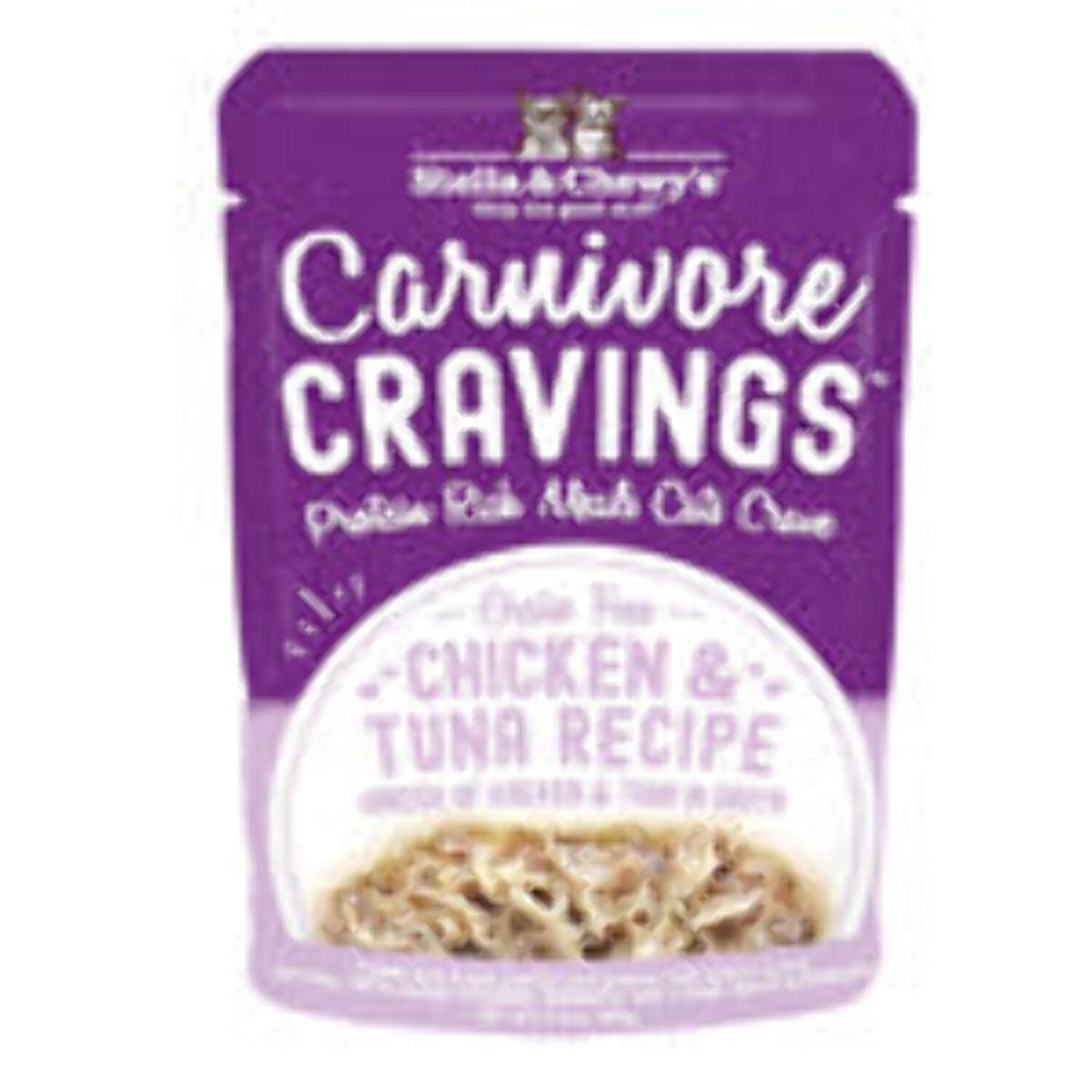Stella & Chewy's Wet Food for Cats - Carnivore Cravings Chicken & Tuna Recipe - 2.8 Ounce Pouch/12 ct
