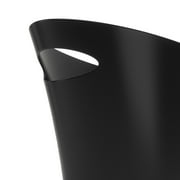 Umbra 2 gal Skinny Sleek & Stylish Bathroom Trash Can, Black