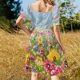 thumbnail image 5 of Un toque de primavera 1 Vestido de manga corta ropa Ropa mujer Vestidos de mujer verano, 5 of 7