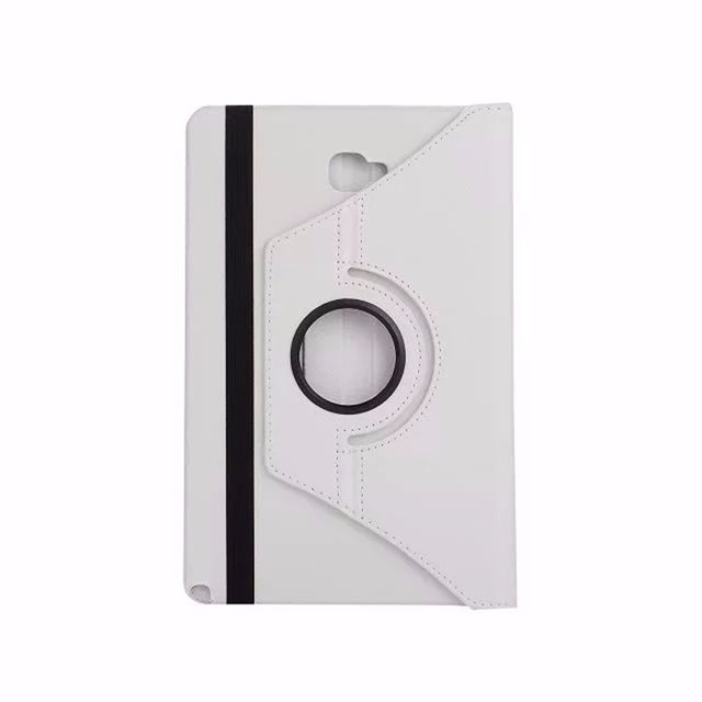 360 Rotating Smart Case For Samsung Galaxy Tab A 10.1 2016 P580 P585 With S Pen PU Leather Flip Stand Holoder Tablet Cover Shell White