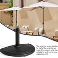 thumbnail image 5 of Hassch Half-Round Patio Umbrella Base, Heavy-Duty Free Standing Umbrella Stand, Black, 5 of 6