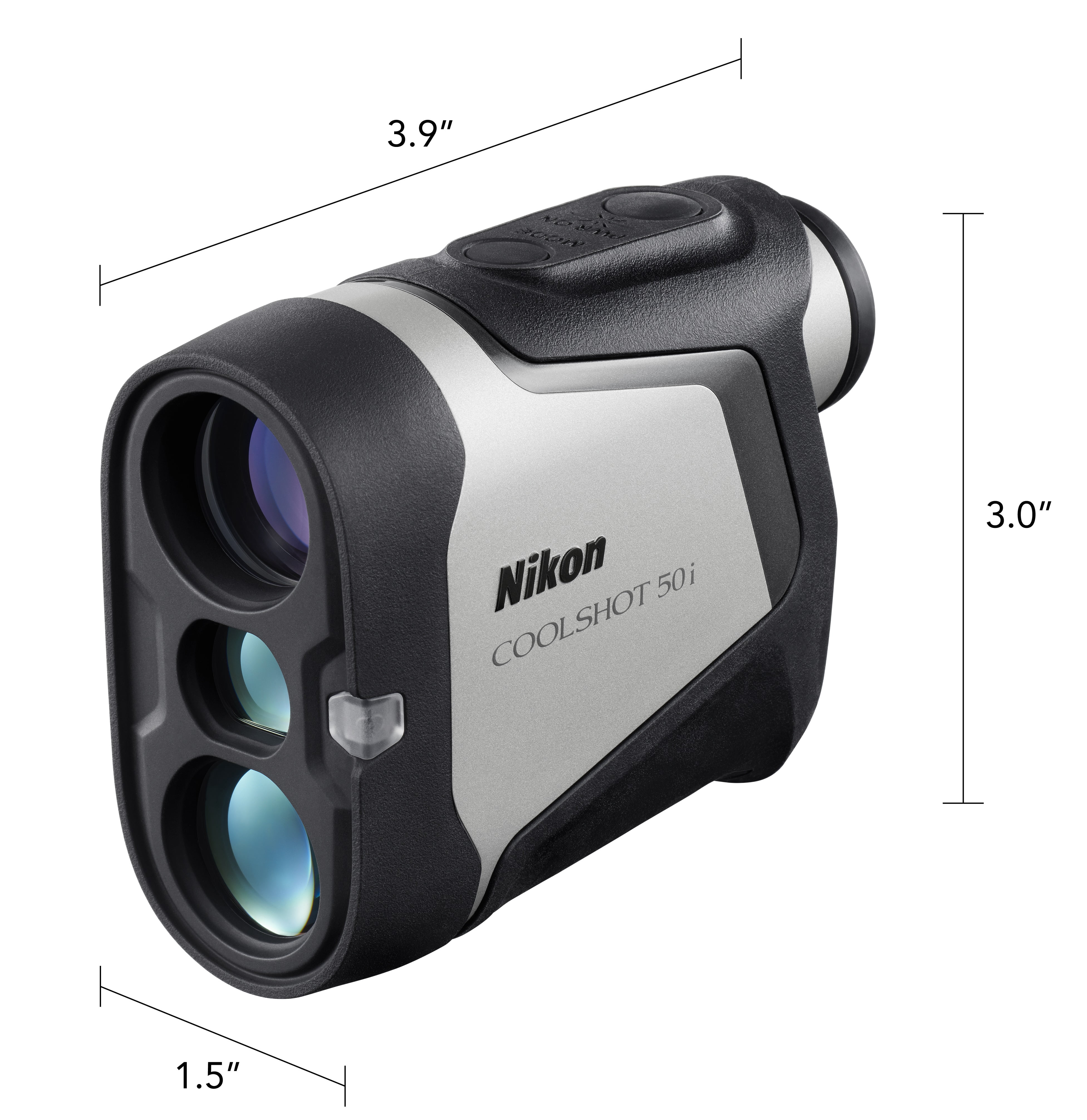 Nikon COOLSHOT 50i Laser Rangefinder, 6x Magnification, Slope Adjustment, OLED Display, Built-In Magnet, Rainproof (16760)