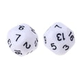 thumbnail image 3 of 10pcs Acrílico 16 Dados laterales 16 - Die D16 Juego de dados digitales para Blanco Zulema Dados poliédricos, 3 of 7