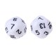 thumbnail image 3 of 10 piezas de acrílico de 16 dados laterales poliédricos dados 16-Die D16 para , Blanco Yotijar Dados poliédricos, 3 of 7