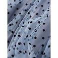 thumbnail image 3 of Mialoley Point de Vague de Femmes une Ligne Jupe en Fil, Robe en Tulle Patchwork Muti-Couche Taille Haute pour le Printemps, l'Automne et l'Hiver, 3 of 6