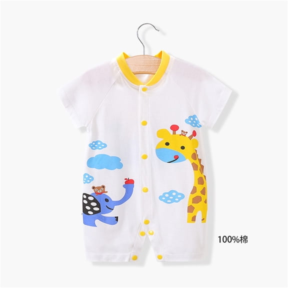 Aayomet Baby Bodysuit Baby Unisex Baby Cotton Long-Sleeve Bodysuits,White 18-24 Months