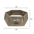 thumbnail image 4 of Puleo International 31.5" Wood Christmas Tree Collar for 6' to 9' Artificial Trees, 4 of 4