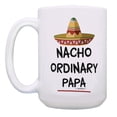 thumbnail image 2 of ThisWear Papa Mug Set Nacho Ordinary Papa Coffee Cup Grandfather Gift 2 Pack 15oz Coffee Mugs Multi, 2 of 4