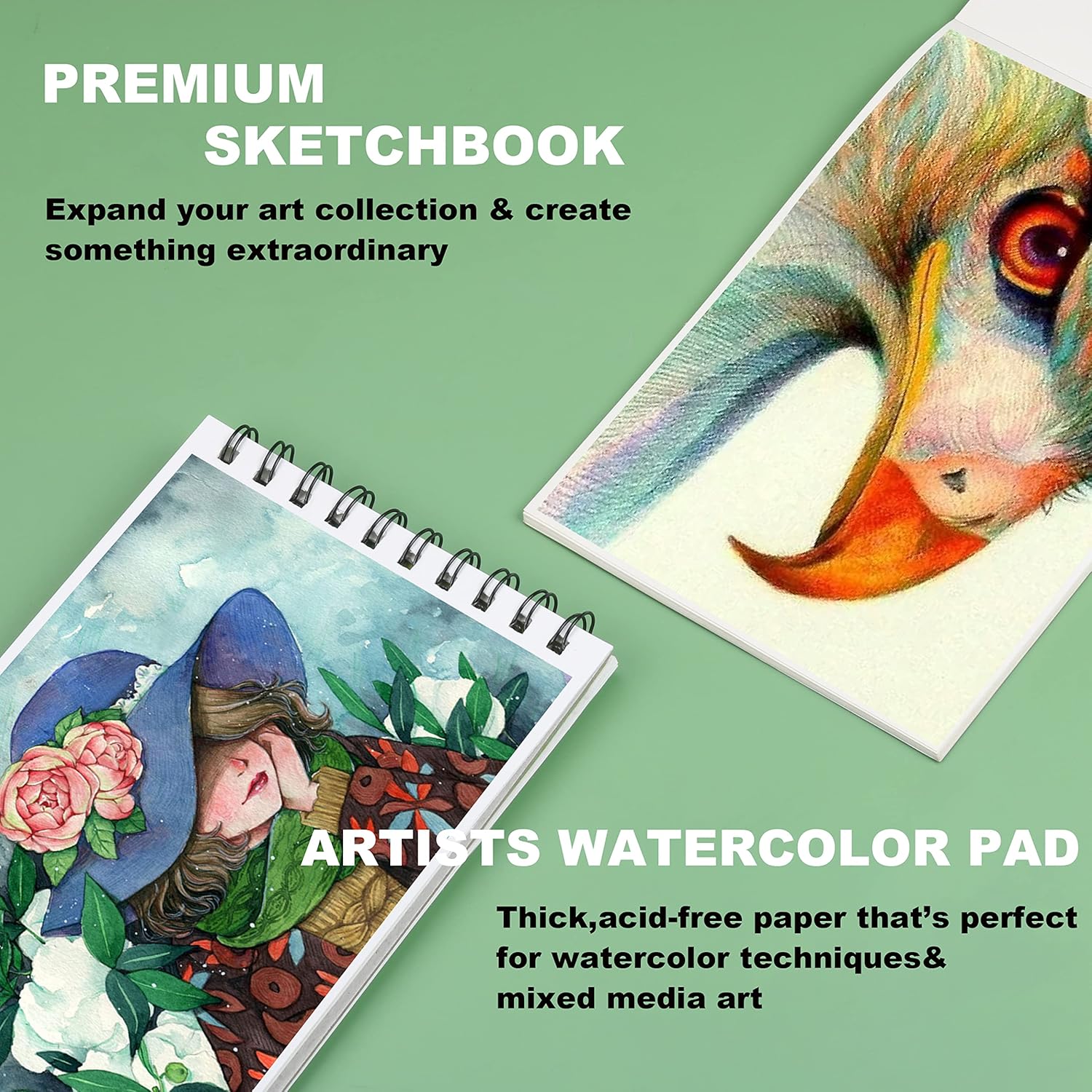 76 Drawing Sketching Kit Set - Pro Art Supplies with Sketchbook & Watercolor Paper - Include Tutorial,Pastel,Watercolor,Sketch,Colored,Metallic,Charcoal Pencils - for Artists Beginners Adults