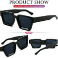 thumbnail image 4 of Square Sunglasses for Women Men Square Thick Frame Sun Glasses Simple Designer Style Shades, 4 of 6