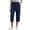 Dark Blue, variant on Cargo Capri Pants for Womens Dressy Casual Straight Leg Twill Capris Multi Pockets Outdoor Hiking Travel Clothes Dark Gray, S
