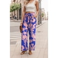 thumbnail image 2 of JWD Women's Wide Leg Pants with Pockets High Waist Adjustable Knot Loose Casual Trousers Business Work Casual Pants, 2 of 10