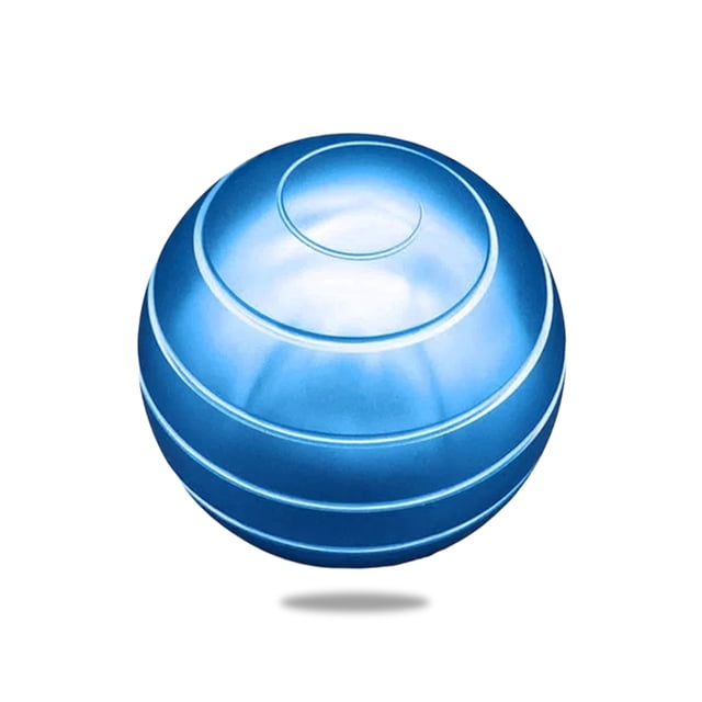 Portátil Mini Aleación Spinning Gyroscopio Presión Alivio Presión Flujo Gyro Bola Interior Al aire libre Descompresión Relajación Juguete Azul AweSitey FN001735-01