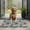 Gray Highland Cow, variant on Beige Highland Cow Flower Wreath Pattern Door Rugs,Washable Non Slip Door Mats Indoor,Decorative Door Mats,Entry Mat Indoor for Entrance,Bedroom,Kitchen,Bathroom,16"x24"
