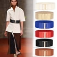 thumbnail image 2 of Maoww Ceinture de Mode Élastique Style Simple Universelle avec Boucles Ornements Multicolores Ceintures pour Femmes Robes Rouge Beige Clair, 2 of 6
