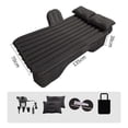 thumbnail image 1 of Flannel Inflatable Car Air Bed Portable Back Seat Bed with Car Pump for Traveling and Camping, 1 of 5